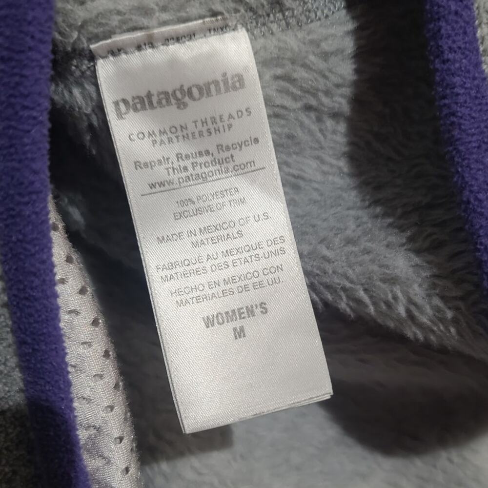 Patagonia Gray Re-Tool Snap-T Pullover Size M - Picture 4 of 5